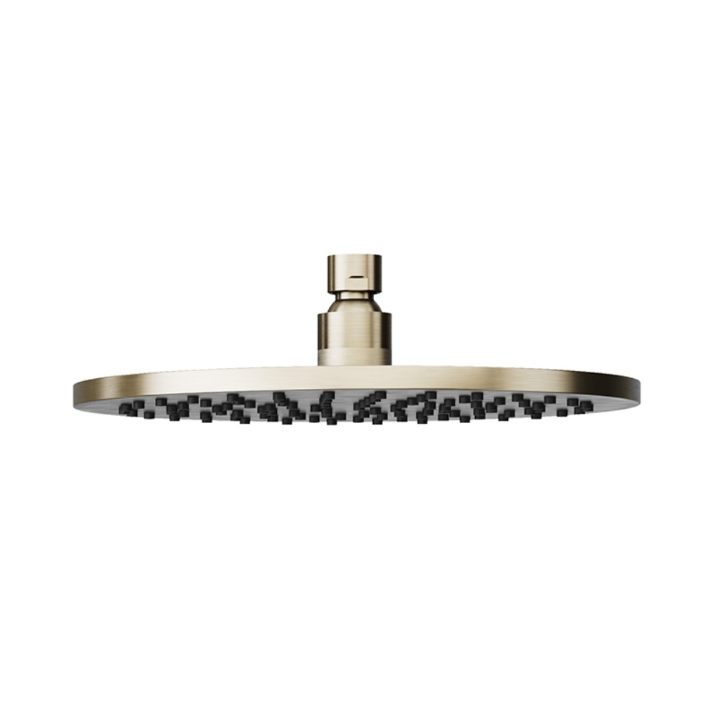 Abacus Emotion Brushed Nickel Round Fixed Shower Head Sanctuary